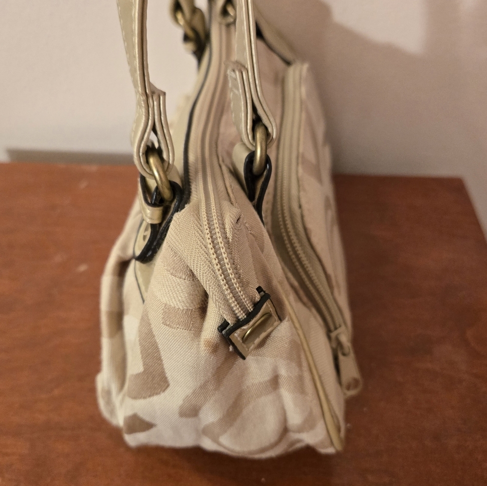 Minicci Vintage Y2K Cream and Gold Shoulder Bag - Picture 4 of 14